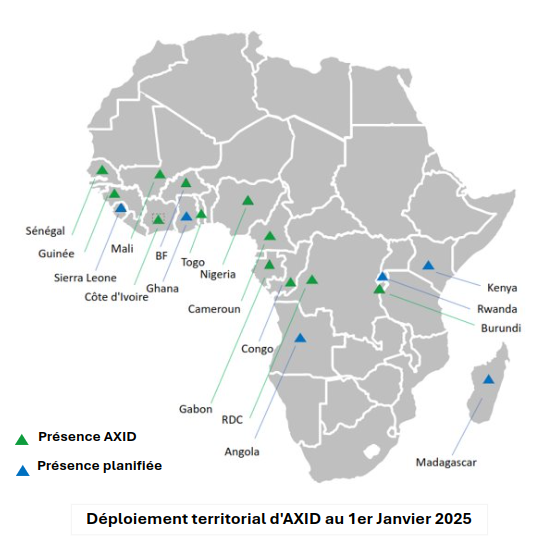 AXID Map Africa